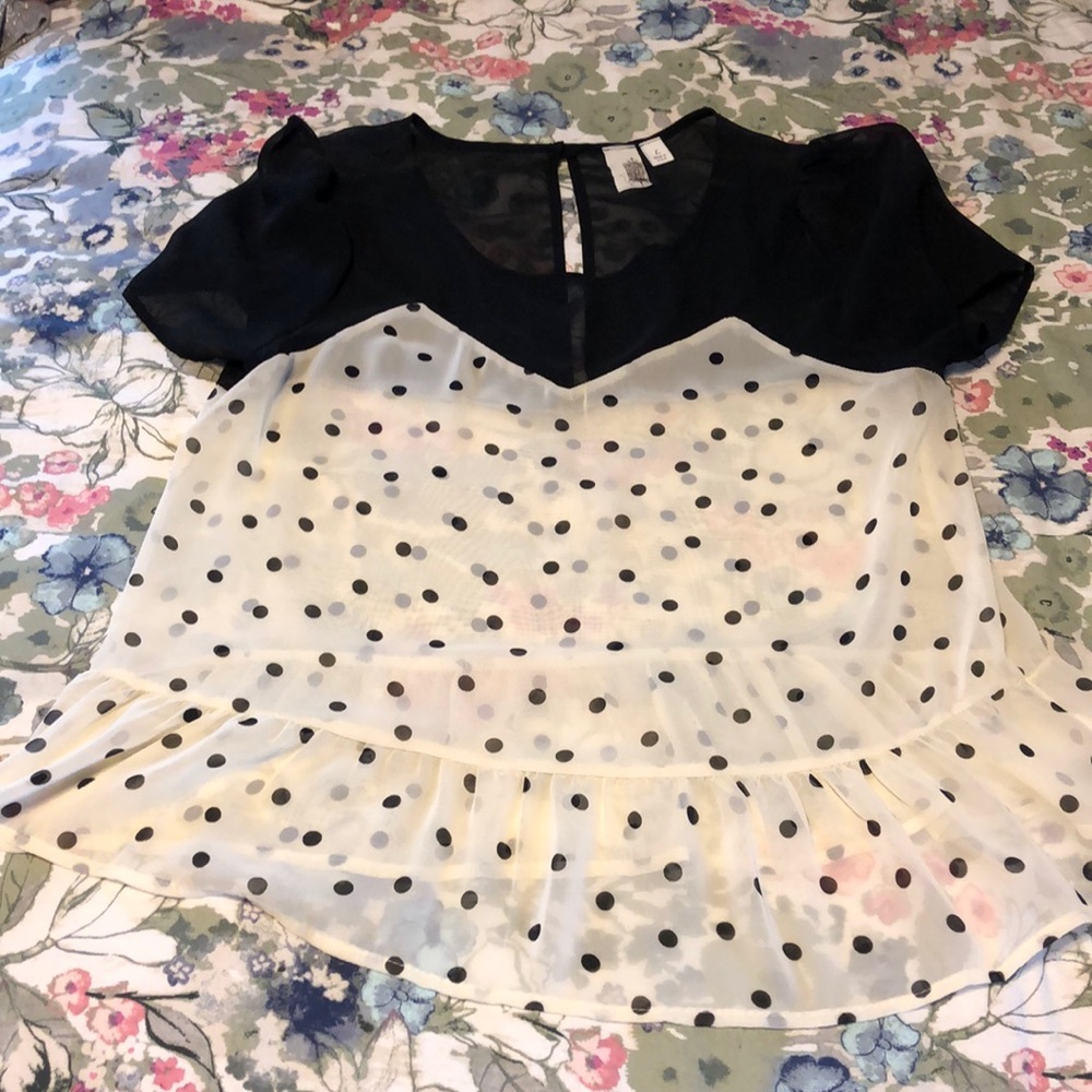 Polka Dot dress top